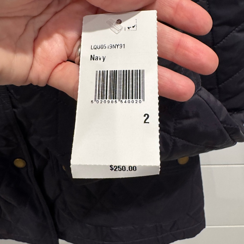 NWT Barbour navy quilted Beadnell jacket - Picture 10 of 10